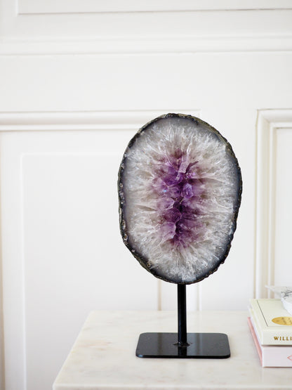 Amethyst Portal auf Ständer . Halter ca 26 cm  - aus Brasilien HIGH QUALITY