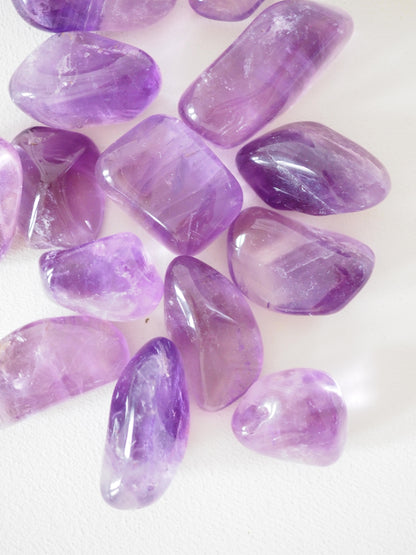 Amethyst Brejinho AA 2-3 cm Trommel Stein - aus Brasilien  HIGH QUALITY