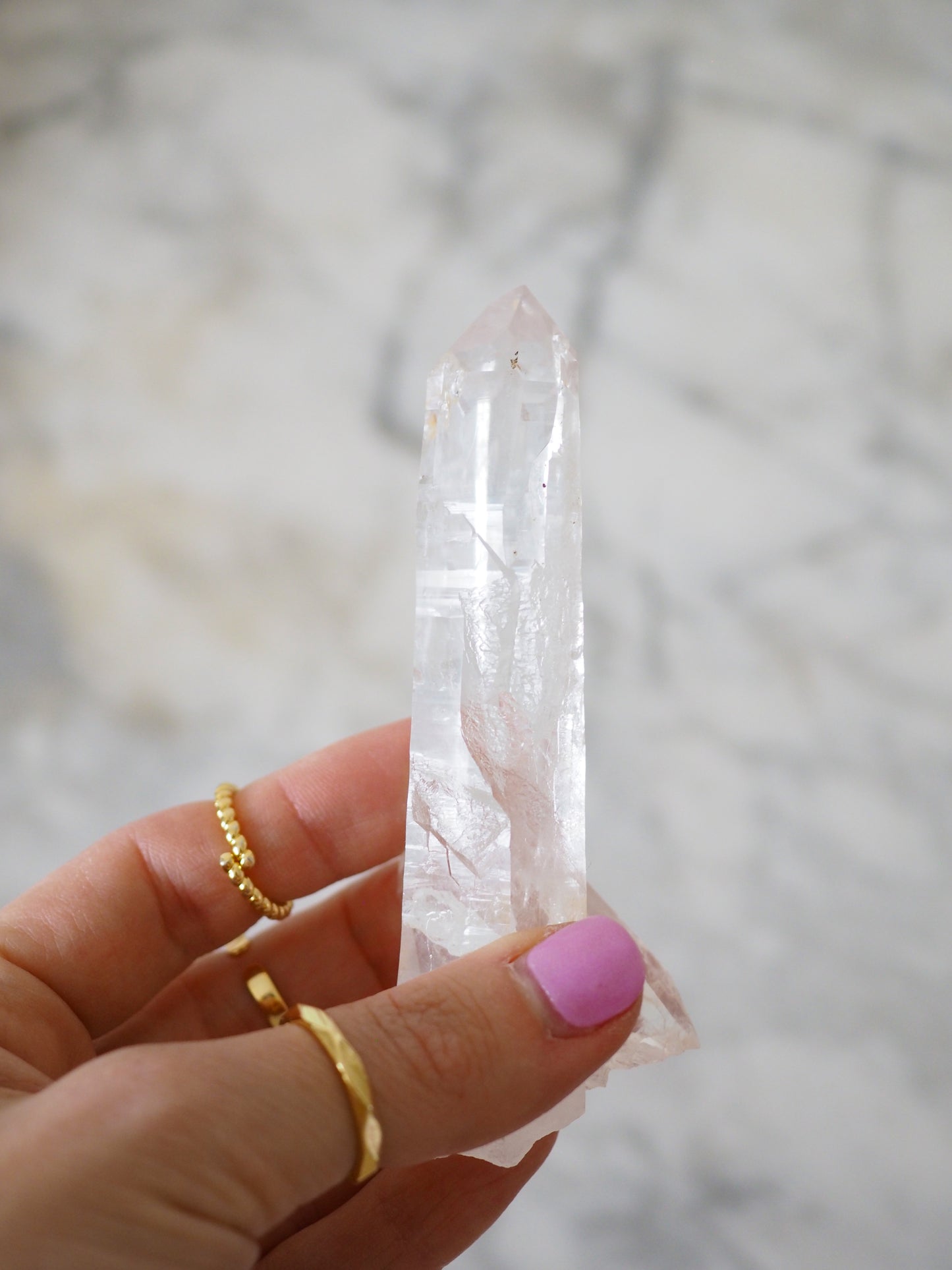 Diamantina Lemurian Kristall Spitze ca. xx cm - Diamantina Brasilien HIGH QUALITY