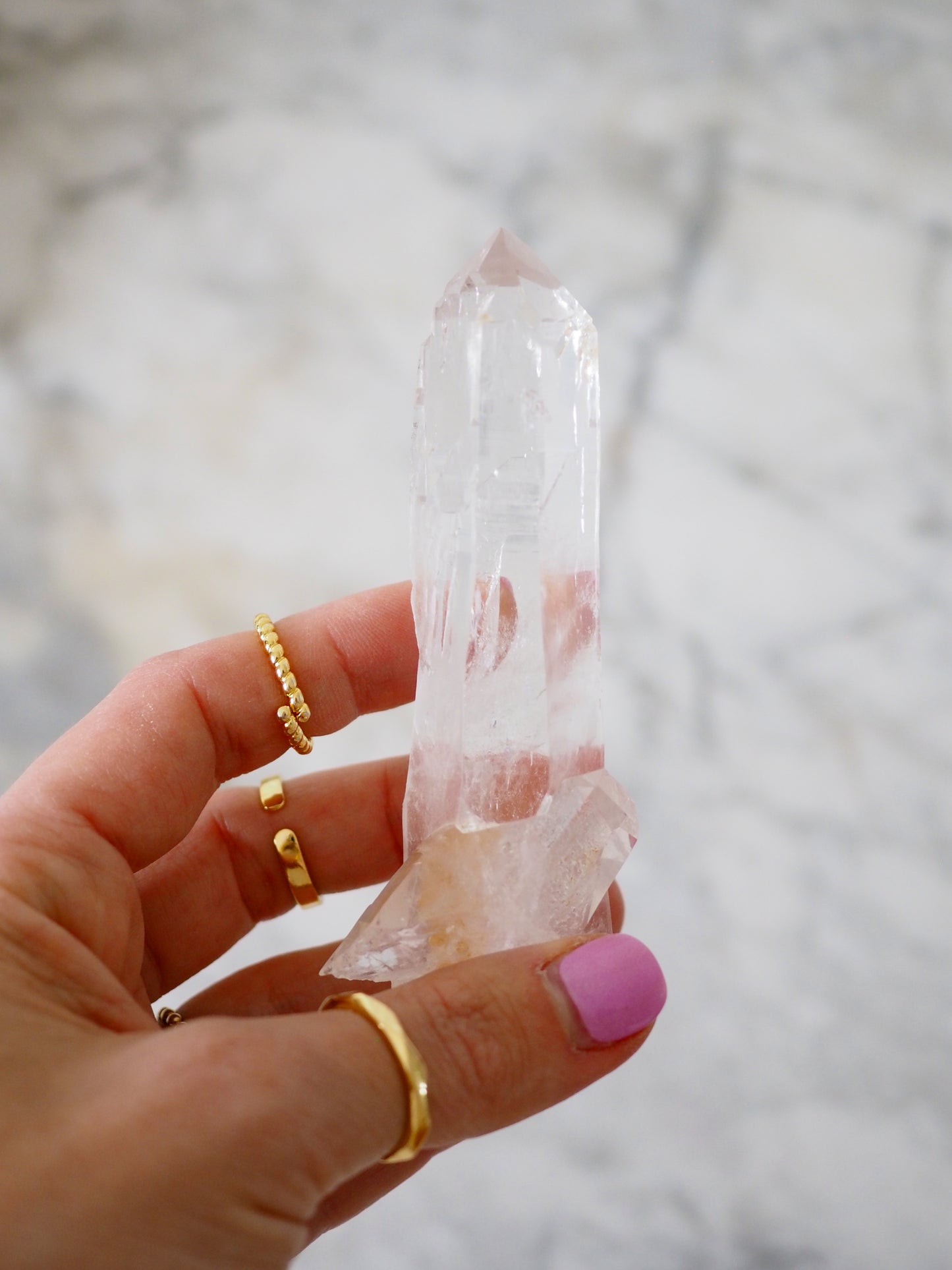 Diamantina Lemurian Kristall Spitze ca. xx cm - Diamantina Brasilien HIGH QUALITY