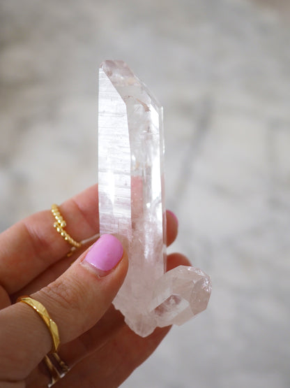 Diamantina Lemurian Kristall Spitze ca. xx cm - Diamantina Brasilien HIGH QUALITY