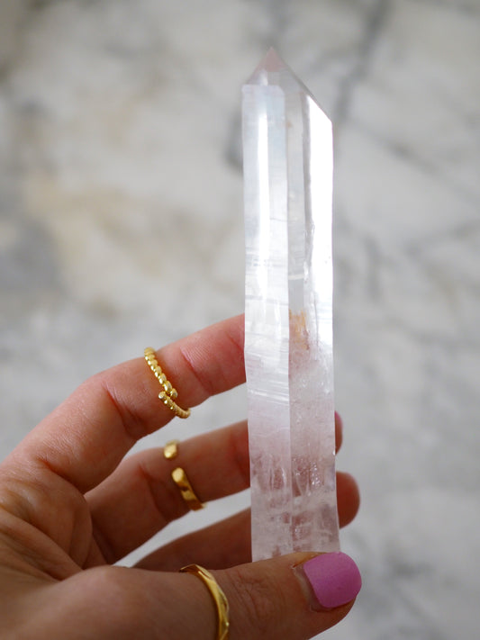 Diamantina Lemurian Kristall Spitze ca. xx cm - Diamantina Brasilien HIGH QUALITY