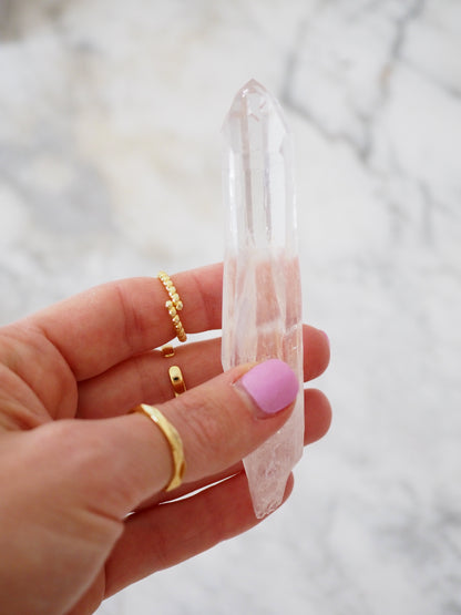 Diamantina Lemurian Kristall Spitze ca. xx cm - Diamantina Brasilien HIGH QUALITY