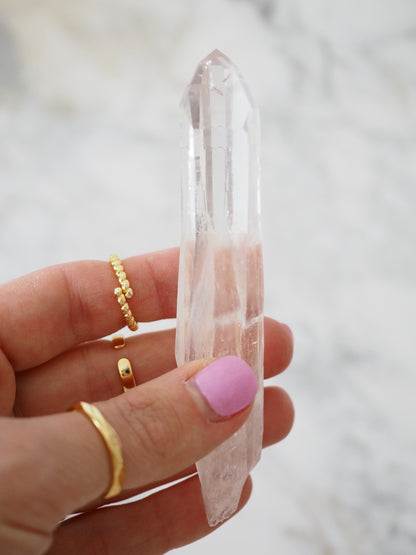 Diamantina Lemurian Kristall Spitze ca. xx cm - Diamantina Brasilien HIGH QUALITY