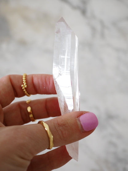 Diamantina Lemurian Kristall Spitze ca. xx cm - Diamantina Brasilien HIGH QUALITY