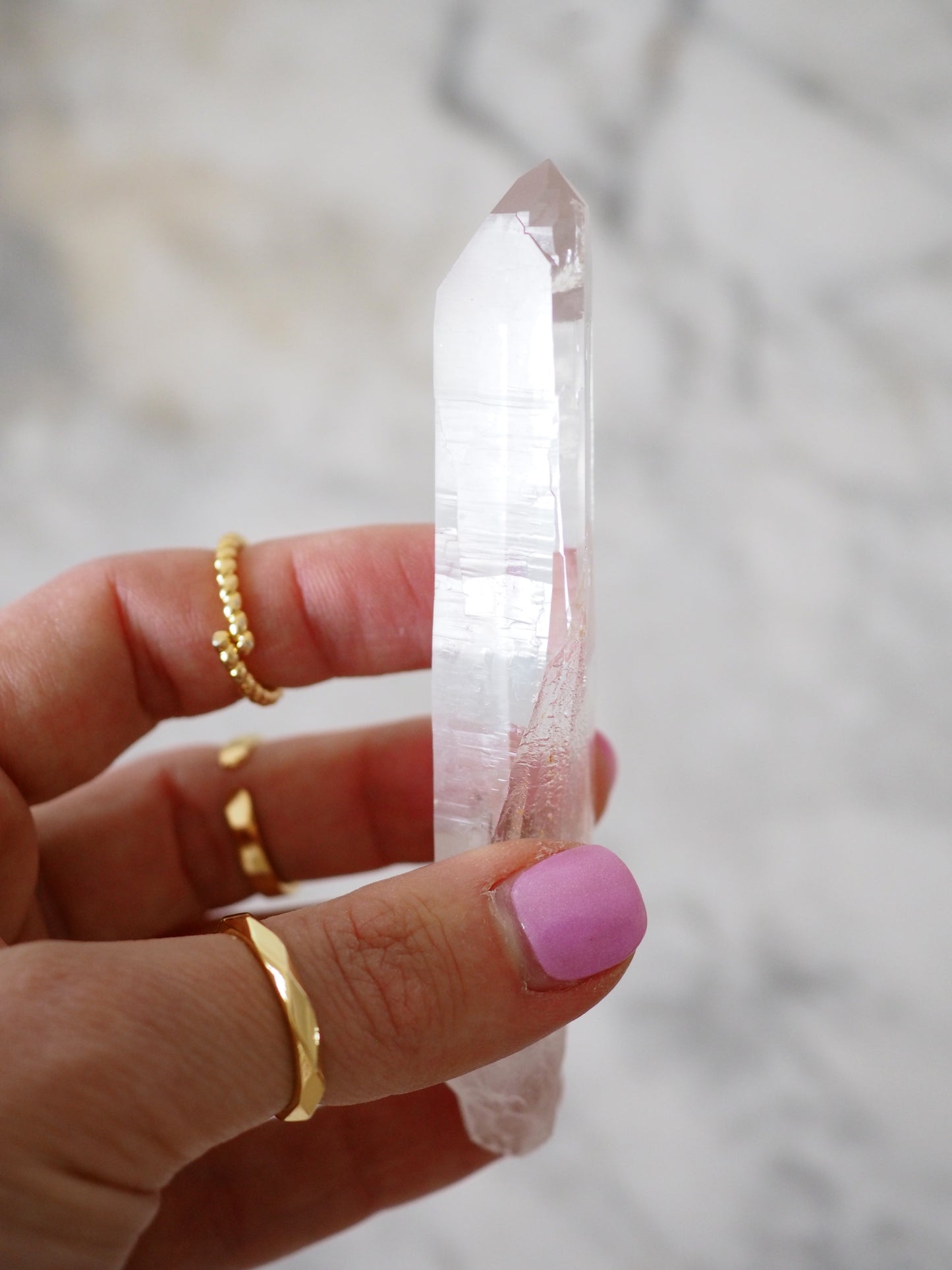 Diamantina Lemurian Kristall Spitze ca. xx cm - Diamantina Brasilien HIGH QUALITY