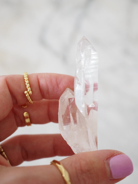 Diamantina Lemurian Kristall Spitze ca. xx cm - Diamantina Brasilien HIGH QUALITY