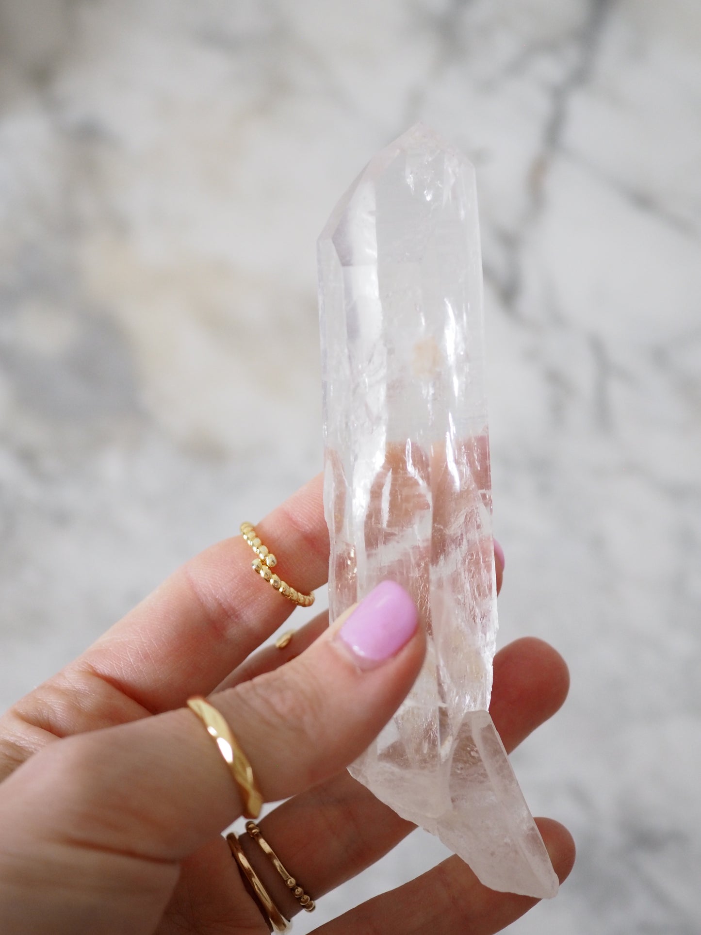 Diamantina Lemurian Kristall Spitze ca. xx cm - Diamantina Brasilien HIGH QUALITY