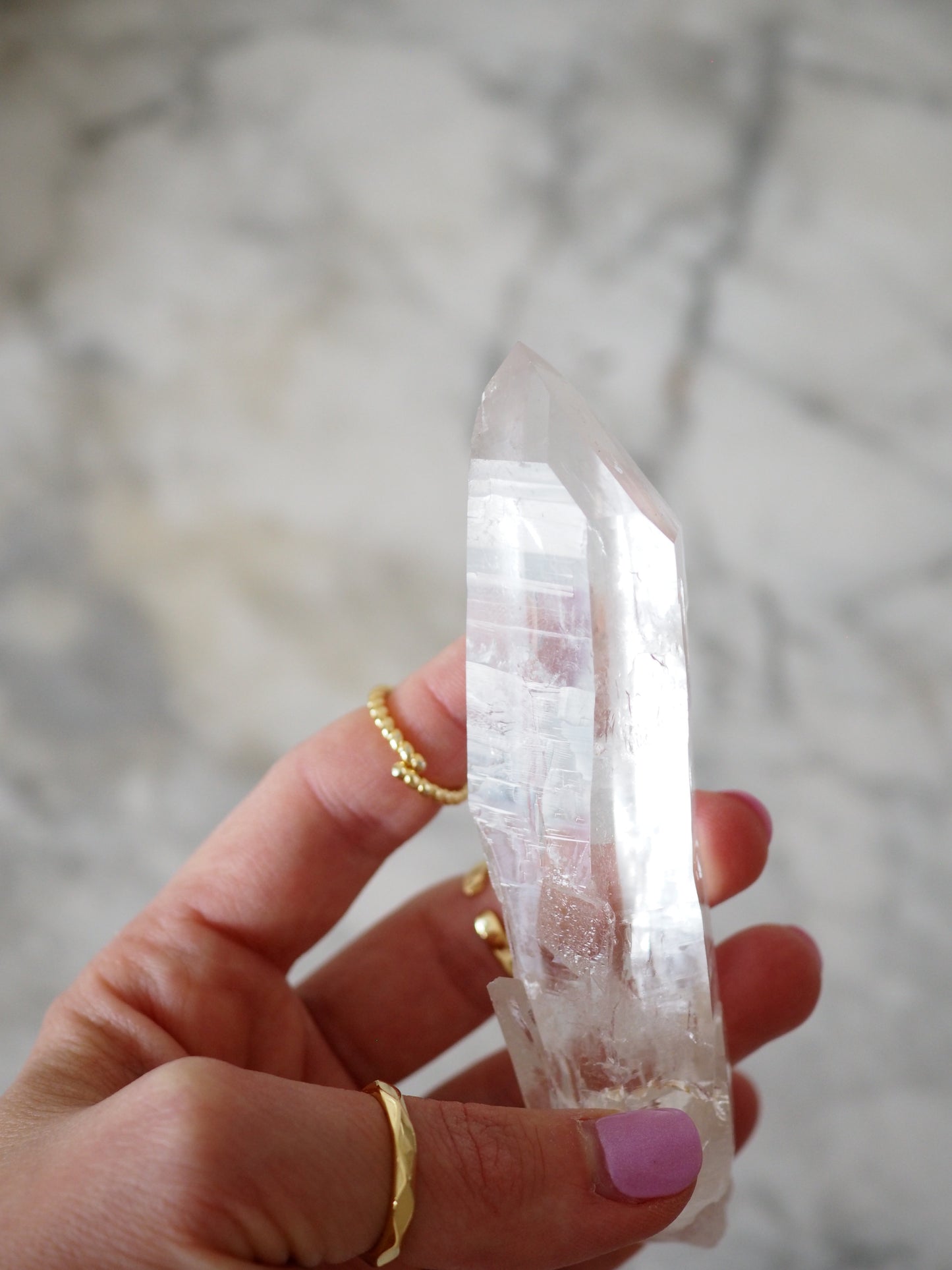 Diamantina Lemurian Kristall Spitze ca. xx cm - Diamantina Brasilien HIGH QUALITY