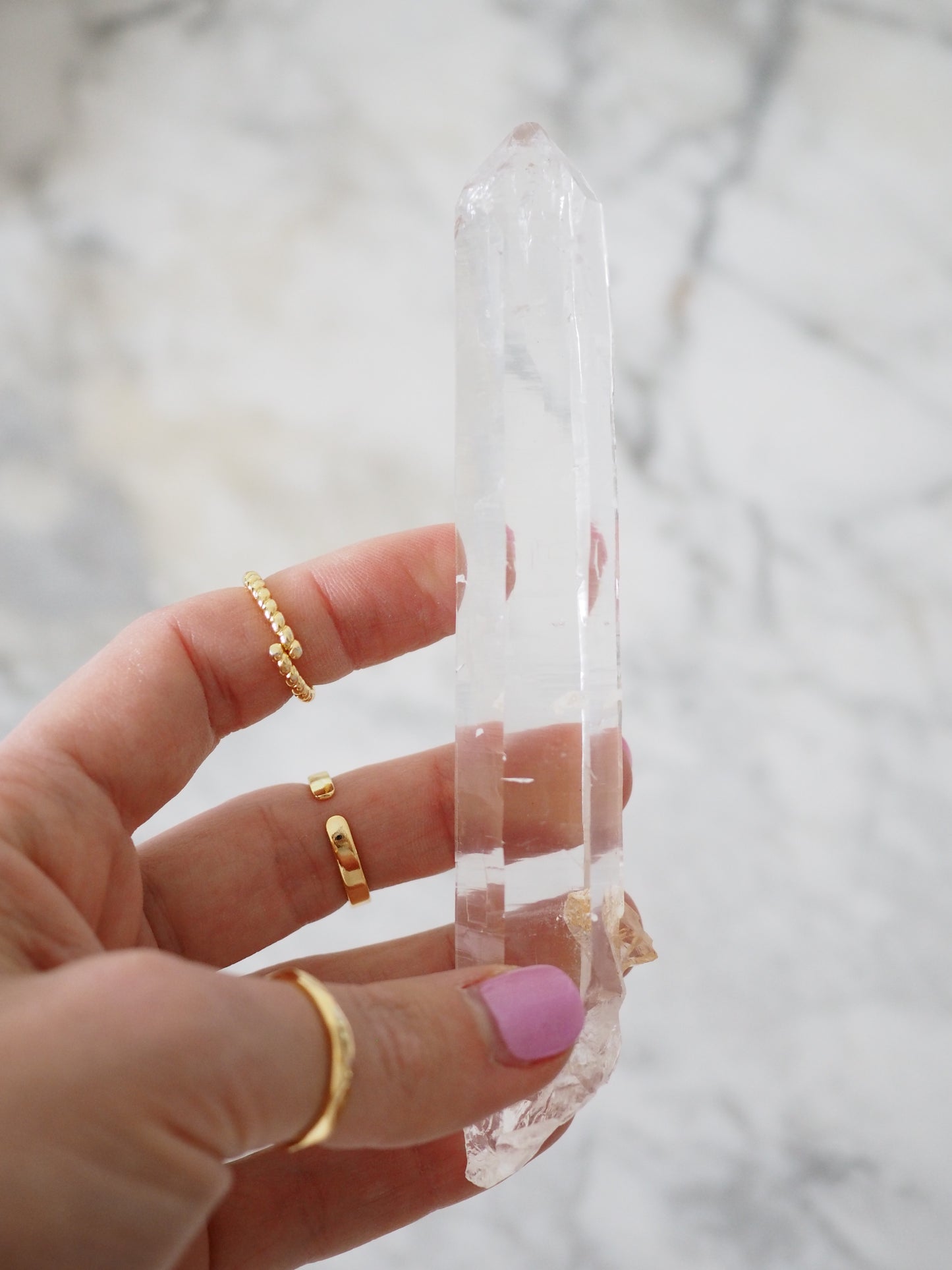 Diamantina Lemurian Kristall Spitze ca. xx cm - Diamantina Brasilien HIGH QUALITY