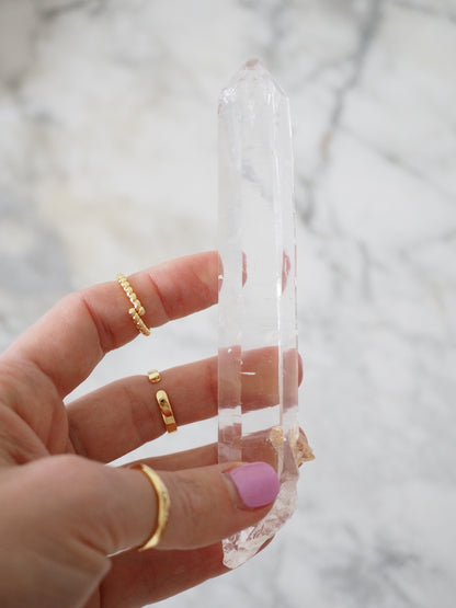 Diamantina Lemurian Kristall Spitze ca. xx cm - Diamantina Brasilien HIGH QUALITY