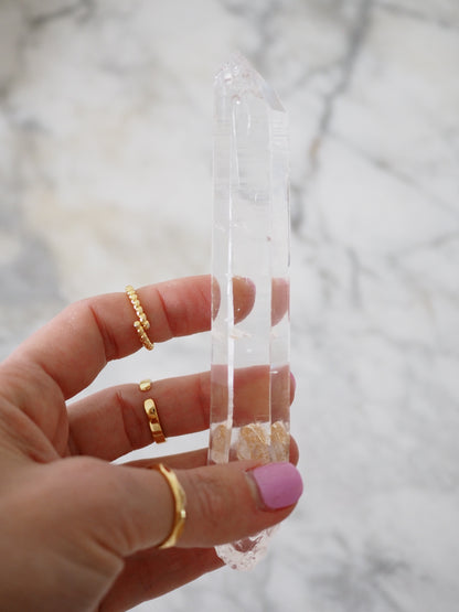 Diamantina Lemurian Kristall Spitze ca. xx cm - Diamantina Brasilien HIGH QUALITY