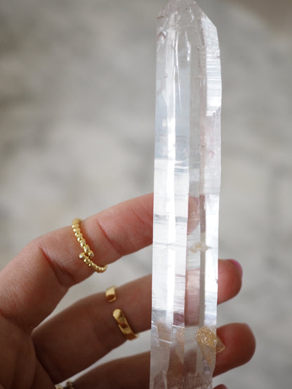 Diamantina Lemurian Kristall Spitze ca. xx cm - Diamantina Brasilien HIGH QUALITY