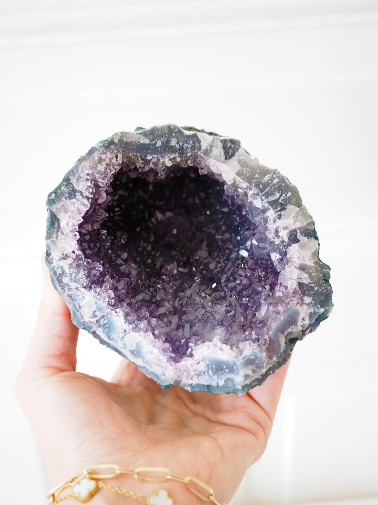 Amethyst Geode ca 13 cm [xx] - aus Brasilien