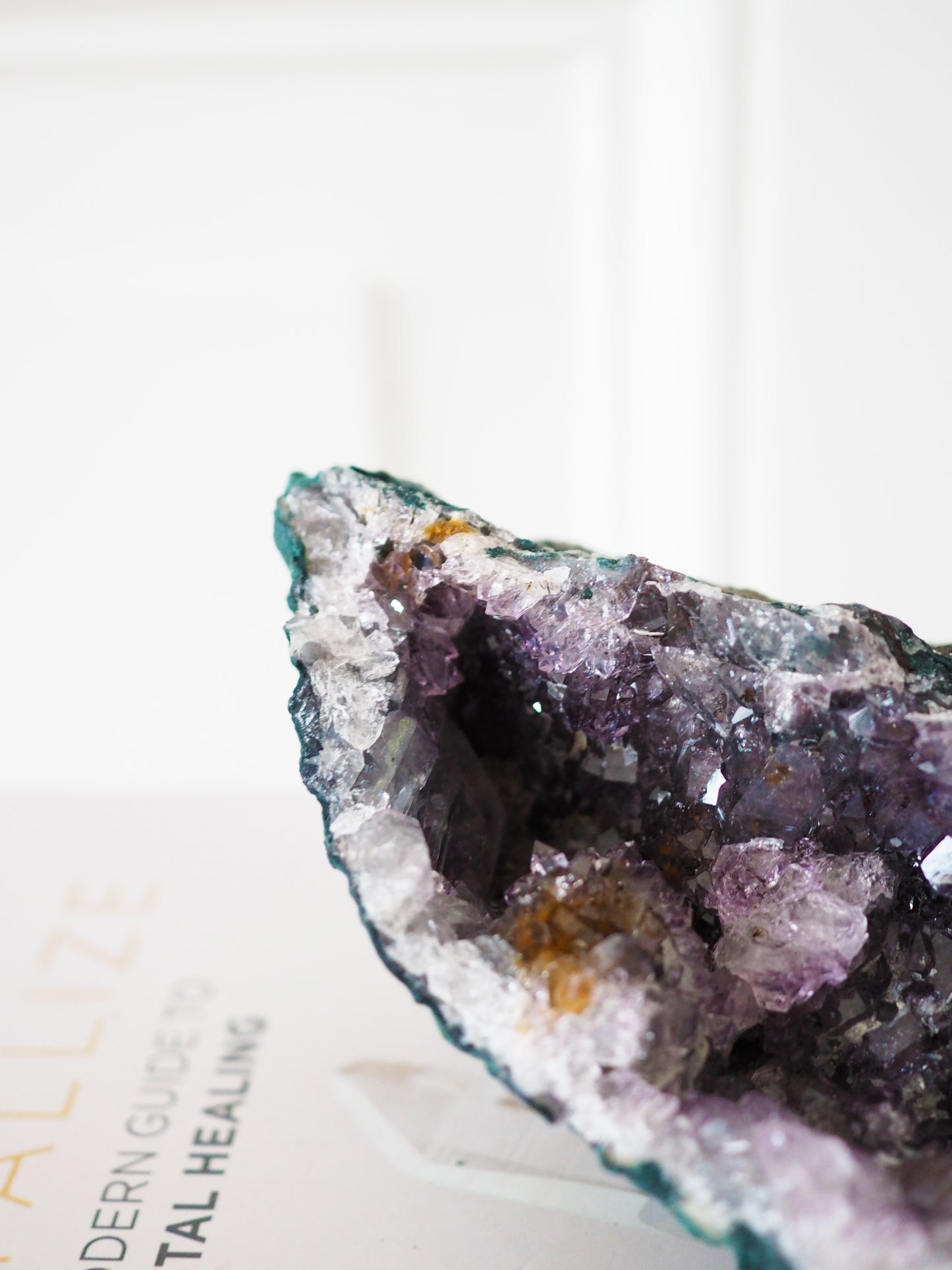 Baby Auster Amethyst Geode ca 14 cm [xx] - aus Brasilien