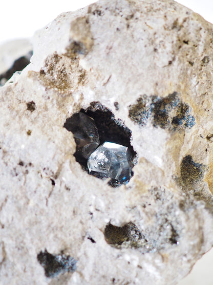 XL Echte Herkimer Diamanten (Bergkristall doppelender ) in Matrix ca 17 x 11 cm xx g . PARADISE COLLECTION - aus USA, New York