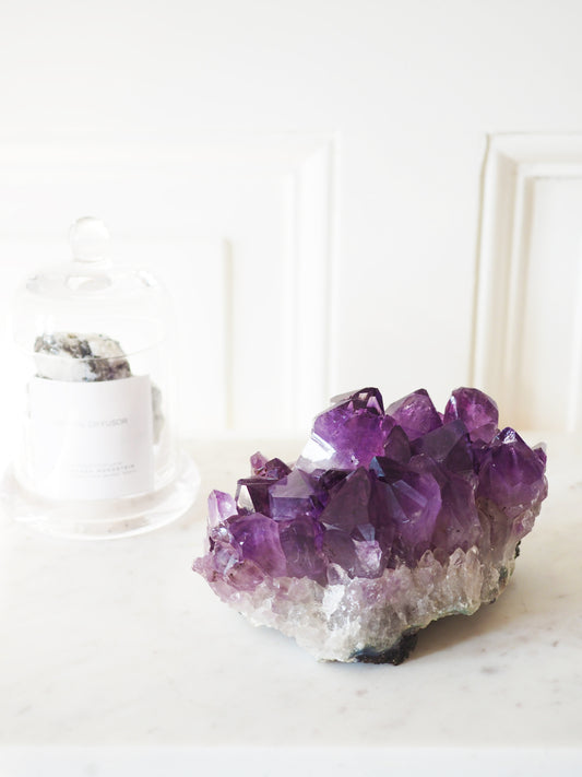 Amethyst Cluster aus Brasilien ca. 15cm 536g - High Quality [41]