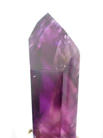 XJacare Amethyst Wurzel poliert auf Halter . Stab Spitze Wurzel Wand Zauberstab  22 cm  - aus Bahia Brasilien HIGH QUALITY