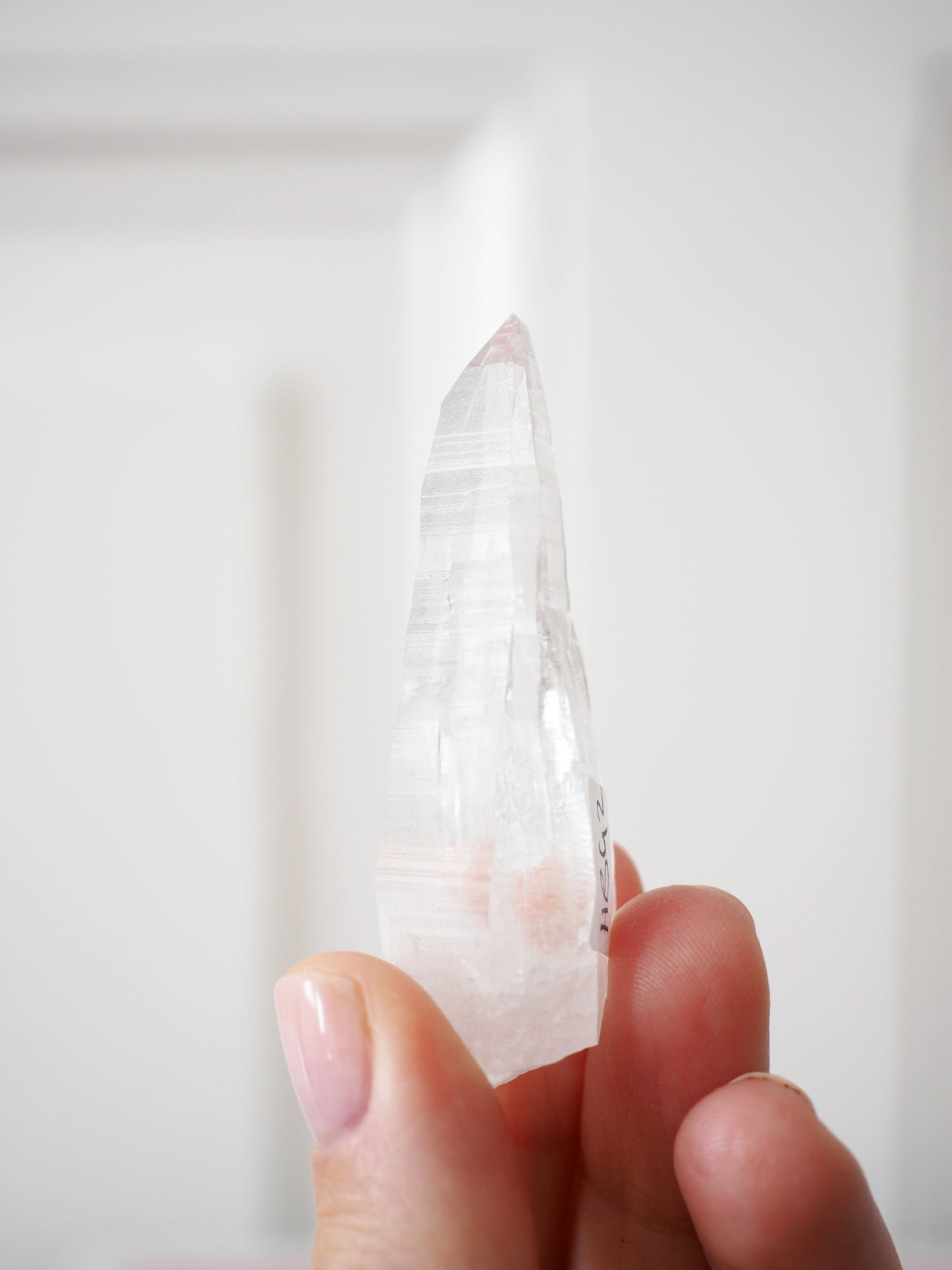 Glasklare Himalaya Lemurian Bergkristall Spitze ca. 6 cm - aus dem Himalaya Gebirge HIGH QUALITY RARE