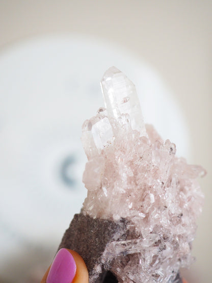 Sacred Pink Lemurian ca. xx cm - aus Santander. Colombia RARE HIGH QUALITY