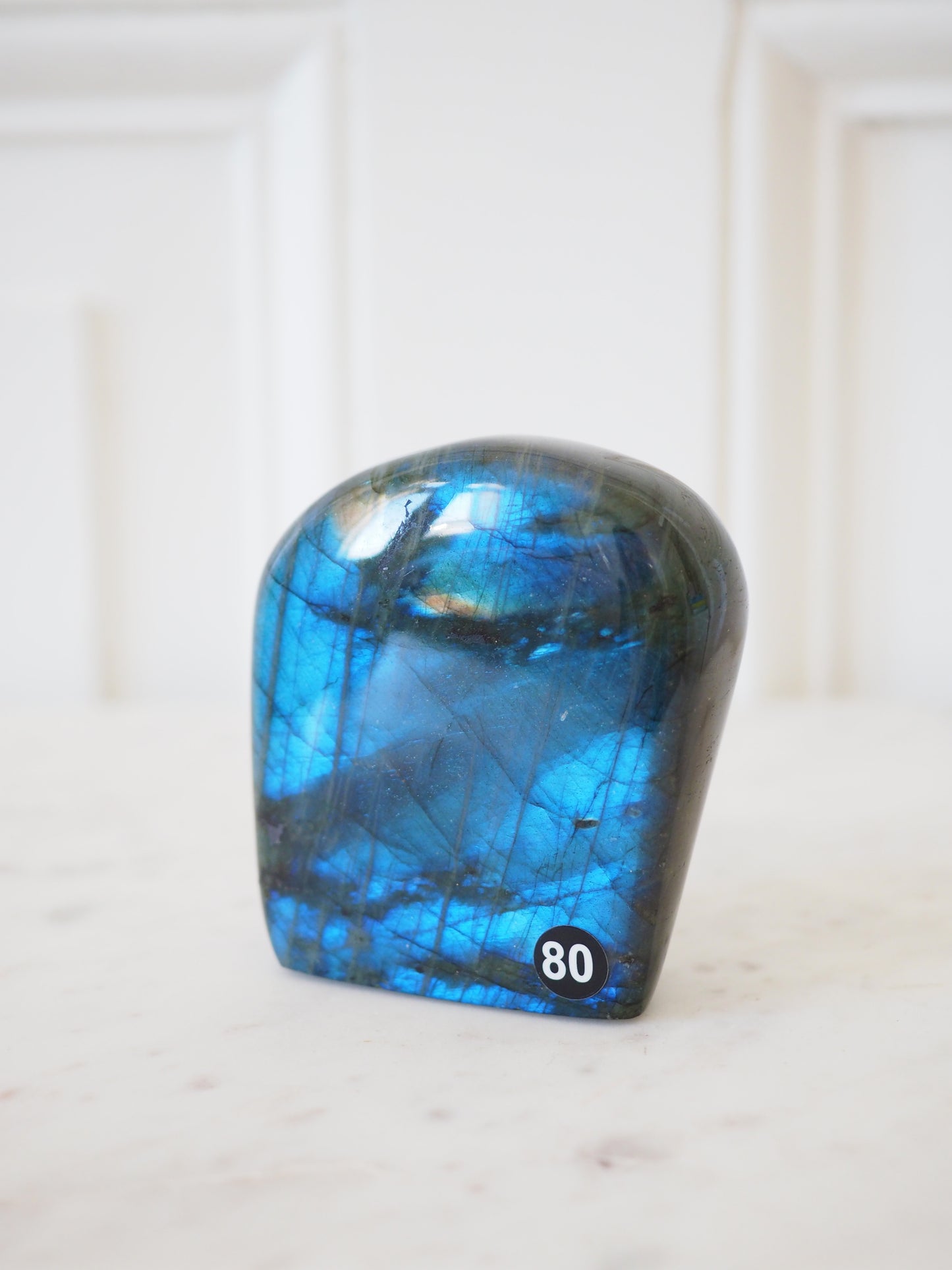 Blaue Labradorit Freiform . Labradorite Freeform Blue Flash [80] ca. 8 cm - aus Madagascar HIGH QUALITY