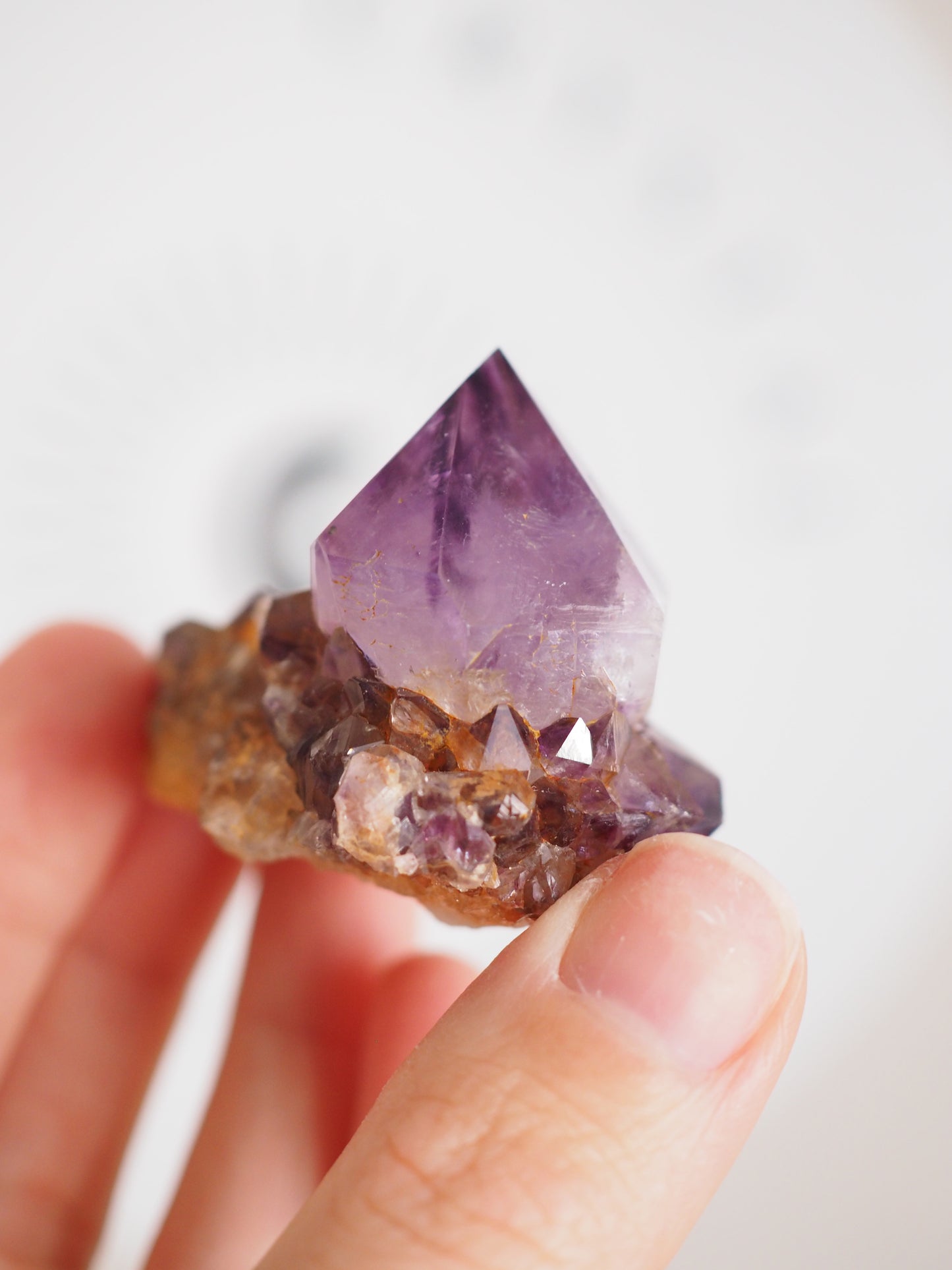 Kaktus Quarz Deep Violett . Spirit Quarz - aus Boekenhouthoek. Mpumalanga. Südafrika HIGH QUALITY