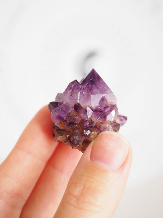 Kaktus Quarz Deep Violett . Spirit Quarz - aus Boekenhouthoek. Mpumalanga. Südafrika HIGH QUALITY