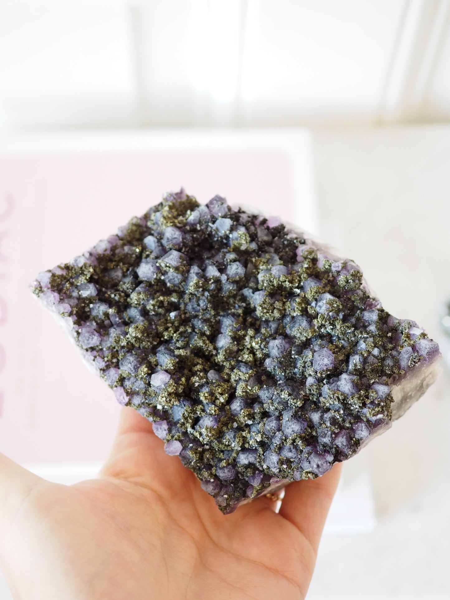 Amethyst mit Pyrit ca. xx cm [xx] - aus Bulgarien RARE MINE CLOSED