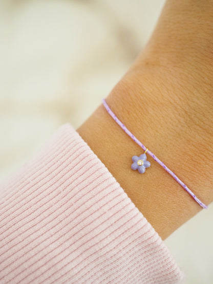 Blume Armband  MIRACLE CANDY COLLECTION - 925 Sterlingsilber vergoldet mit Zirkonia