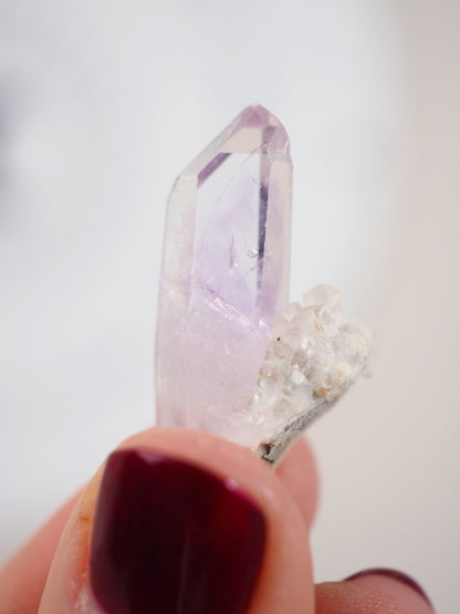 Brandberg Enhydro Amethyst Spitze ca. xxcm [xx]- aus Namibia SUPER RARE