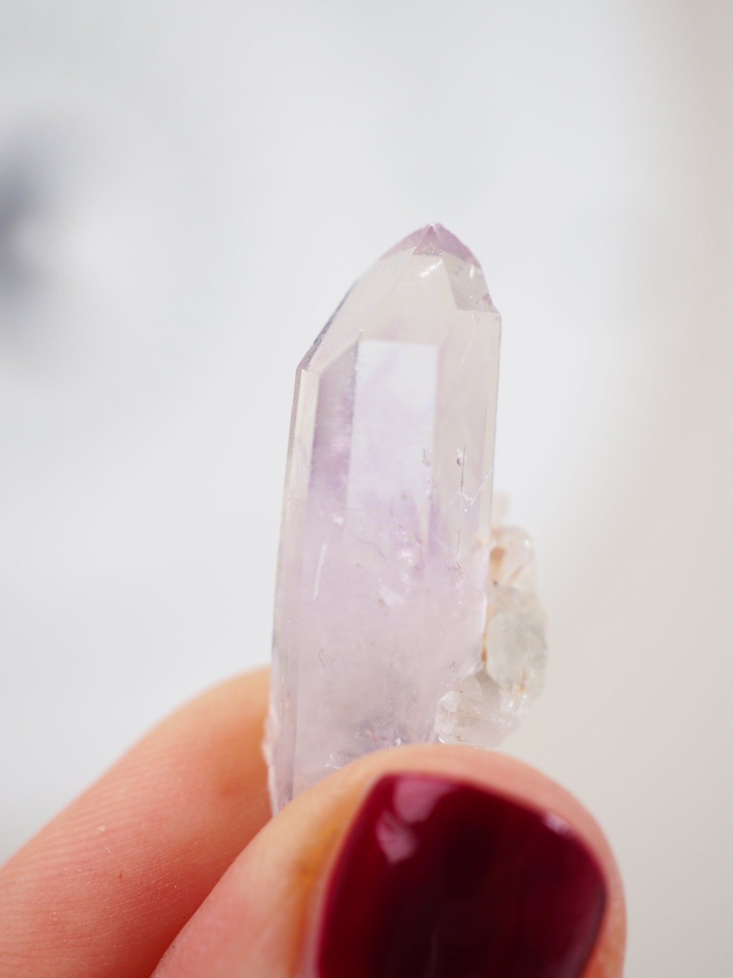 Brandberg Enhydro Amethyst Spitze ca. xxcm [xx]- aus Namibia SUPER RARE