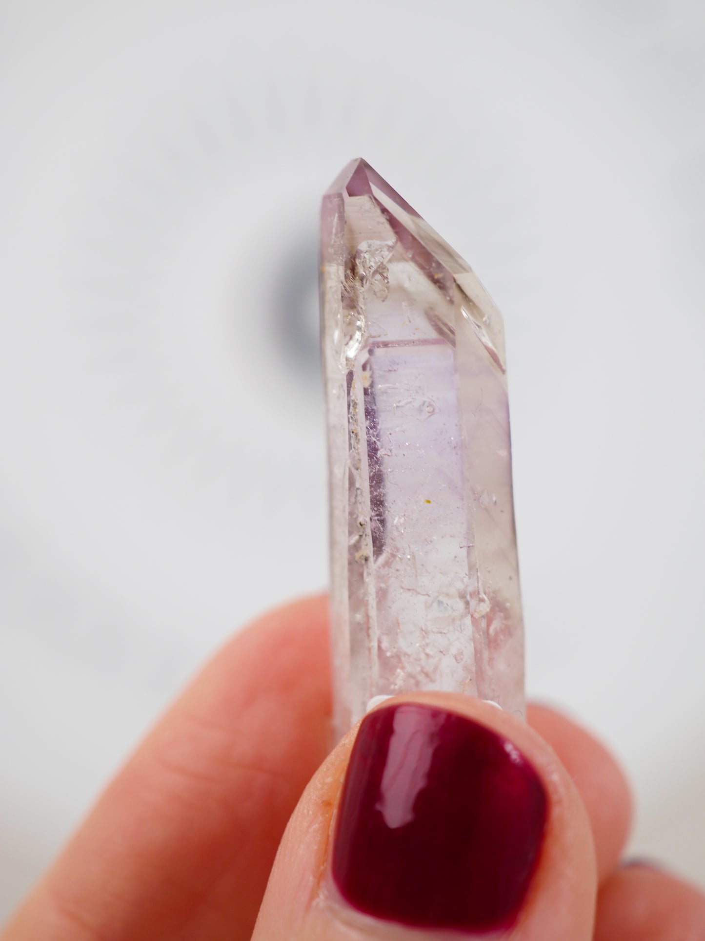 Brandberg Enhydro Amethyst Spitze ca. xxcm [xx]- aus Namibia