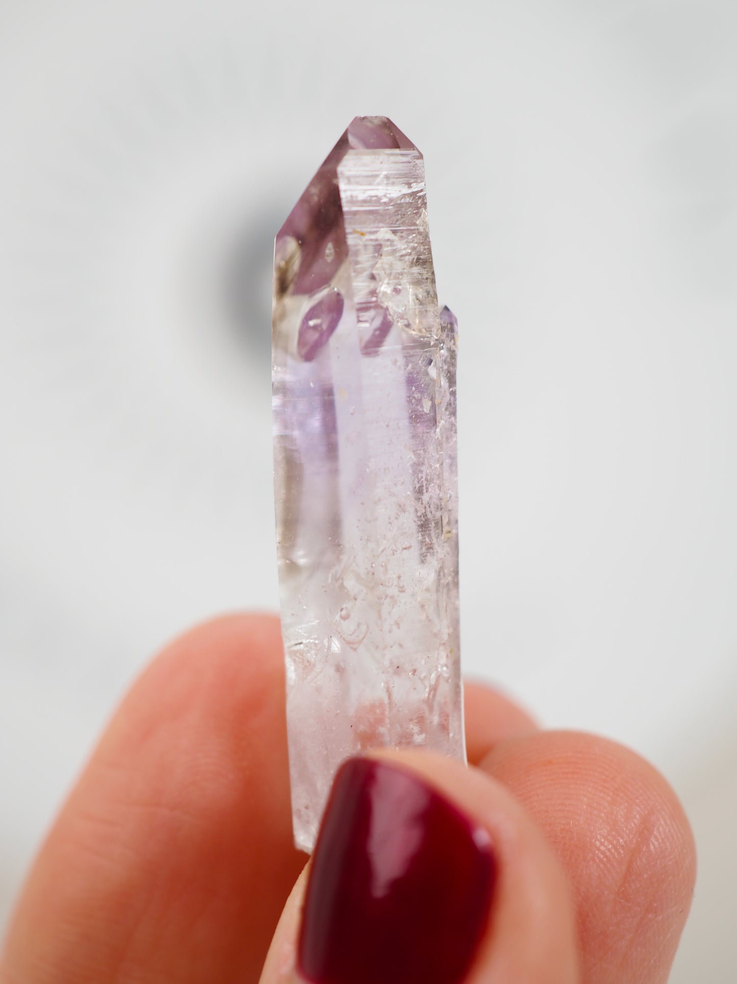 Brandberg Enhydro Amethyst Spitze ca. xxcm [xx]- aus Namibia