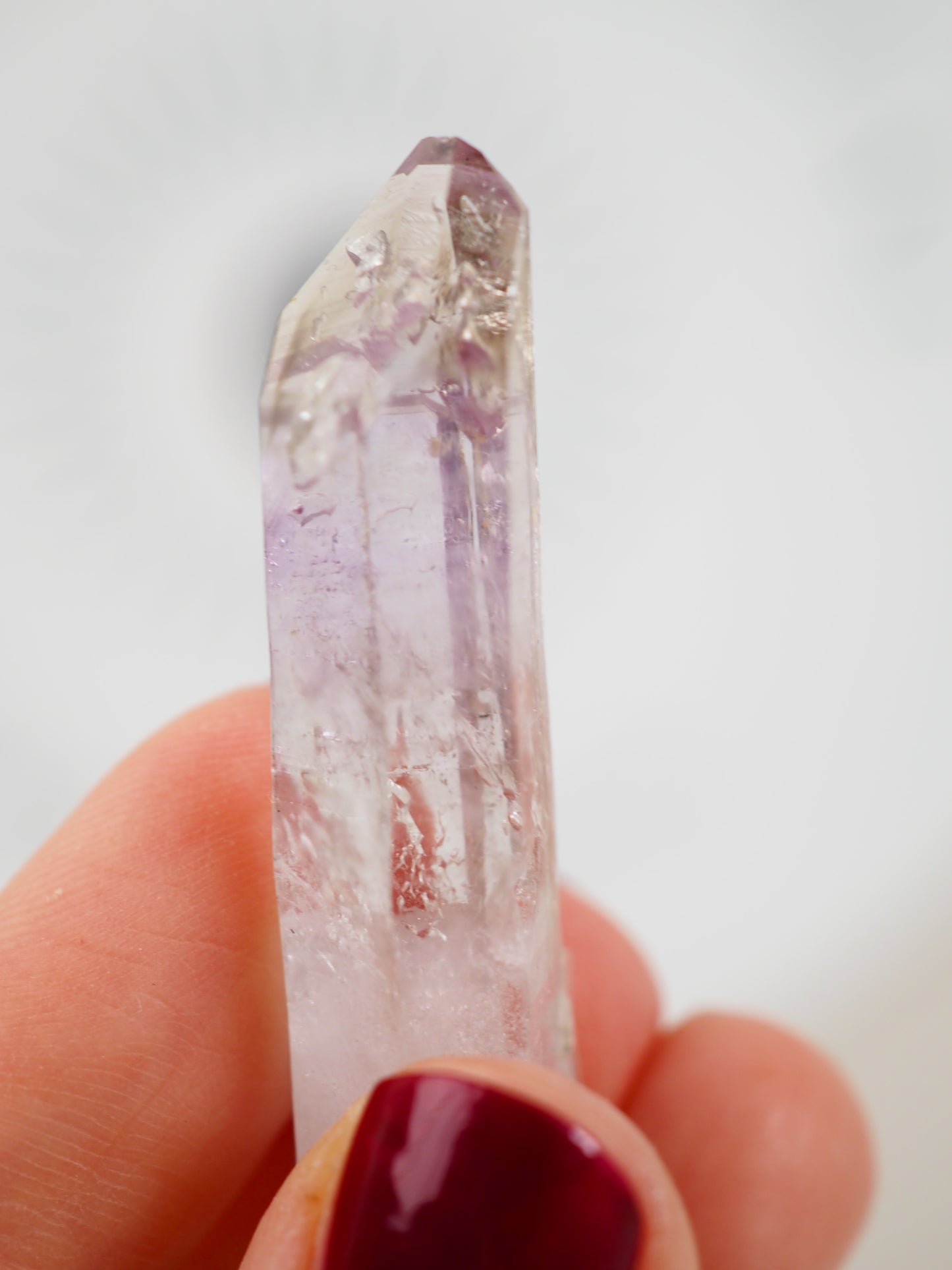 Brandberg Enhydro Amethyst Spitze ca. xxcm [xx]- aus Namibia