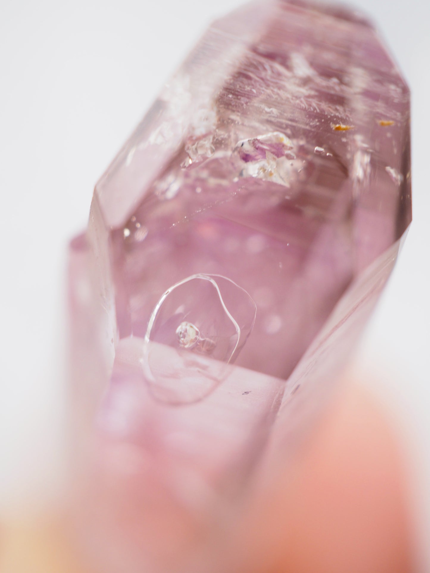 Brandberg Enhydro Amethyst Spitze ca. xxcm [xx]- aus Namibia