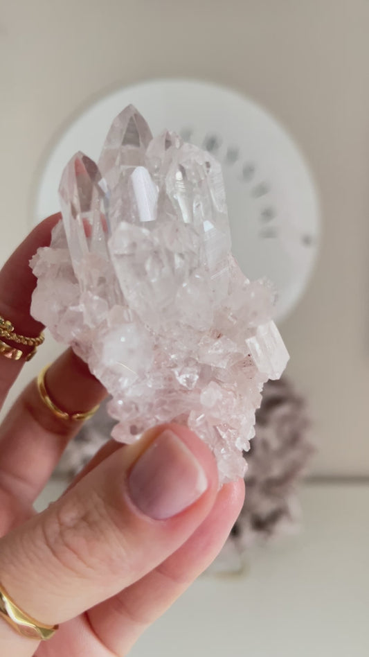 Sacred Pink Lemurian ca. cm [164]  - El Peñón mine, Santander Department, Colombia RARE HIGH QUALITY