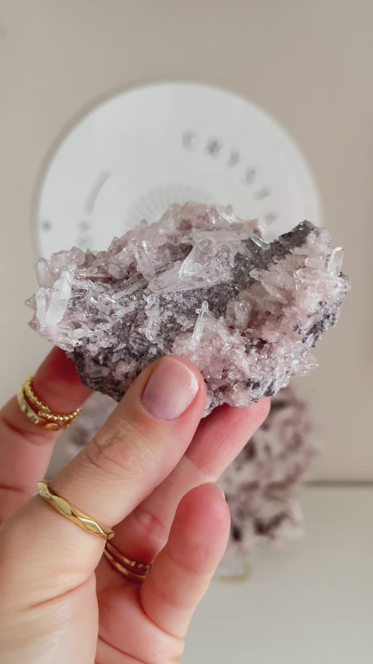 Sacred Pink Lemurian ca. cm [260]  - El Peñón mine, Santander Department, Colombia RARE HIGH QUALITY