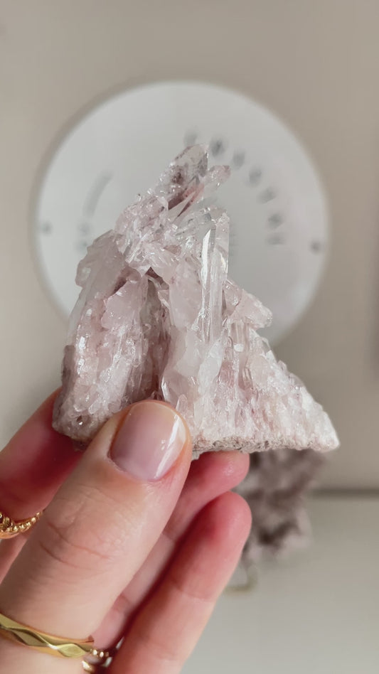 Sacred Pink Lemurian ca. cm [69]  - El Peñón mine, Santander Department, Colombia RARE HIGH QUALITY