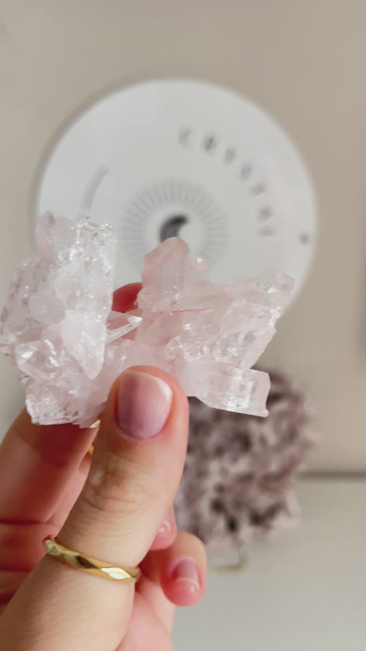 Sacred Pink Lemurian ca. cm [88]  - El Peñón mine, Santander Department, Colombia RARE HIGH QUALITY