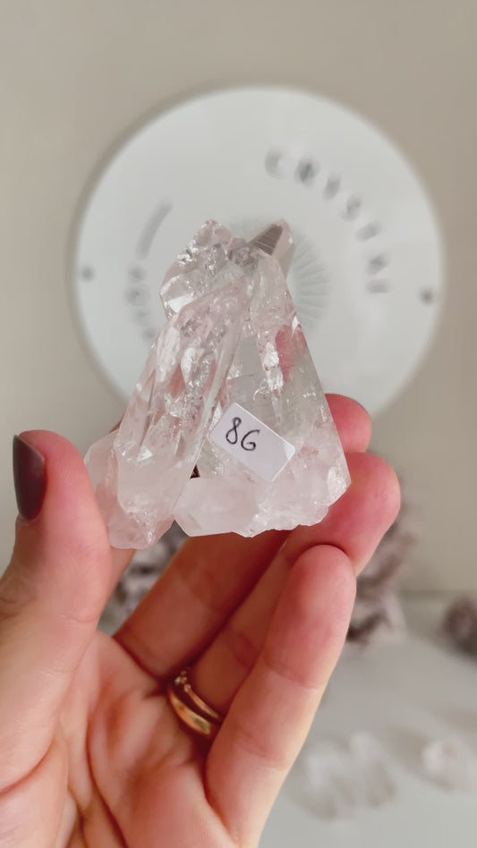 Sacred Pink Lemurian ca. cm [86]  - El Peñón mine, Santander Department, Colombia RARE HIGH QUALITY