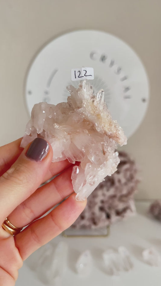 Sacred Pink Lemurian ca. cm [122]  - El Peñón mine, Santander Department, Colombia RARE HIGH QUALITY