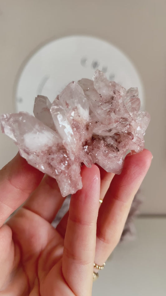 Sacred Pink Lemurian ca. cm [98]  - El Peñón mine, Santander Department, Colombia RARE HIGH QUALITY