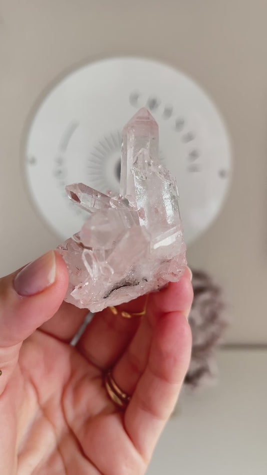 Sacred Pink Lemurian ca. cm [111]  - El Peñón mine, Santander Department, Colombia RARE HIGH QUALITY