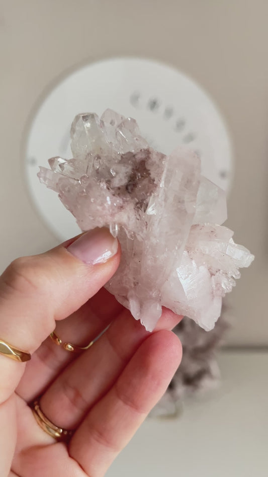 Sacred Pink Lemurian ca. cm [142]  - El Peñón mine, Santander Department, Colombia RARE HIGH QUALITY