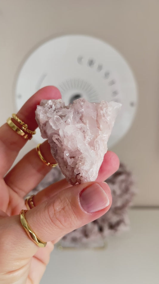 Sacred Pink Lemurian ca. cm [54]  - El Peñón mine, Santander Department, Colombia RARE HIGH QUALITY