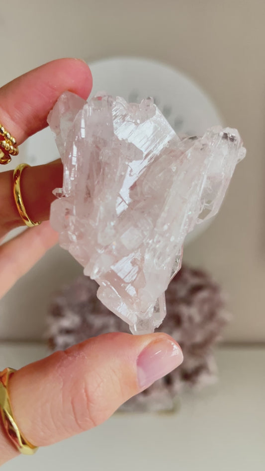 Sacred Pink Lemurian ca. cm [124]  - El Peñón mine, Santander Department, Colombia RARE HIGH QUALITY