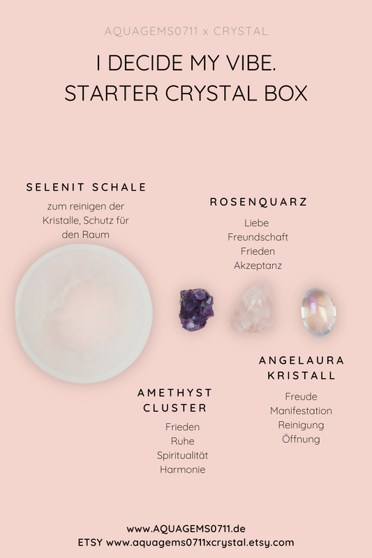 I DECIDE MY VIBE Starter Crystal Box