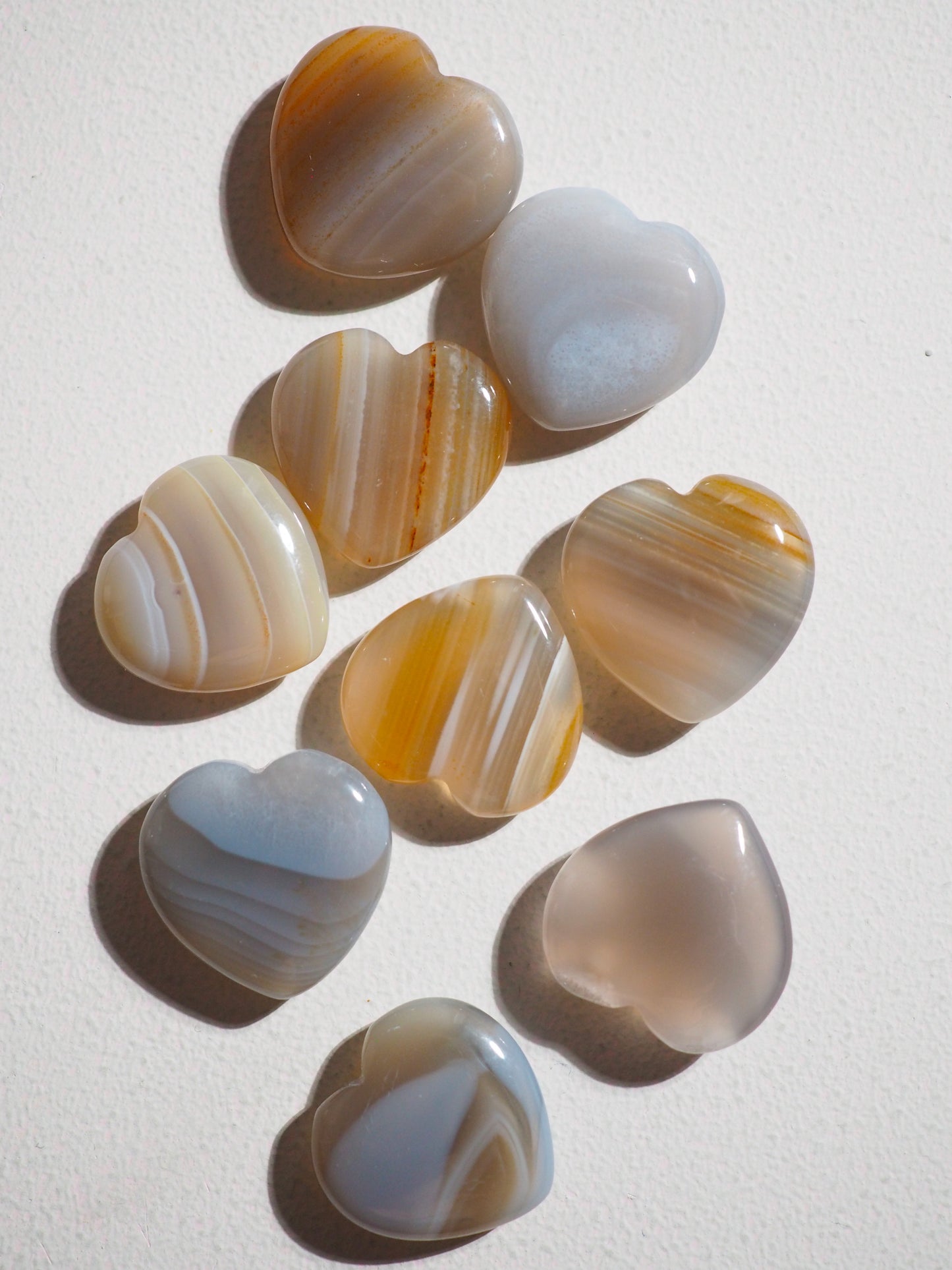 Achat Mini Herz . Agate Mini Heart ca. 2cm