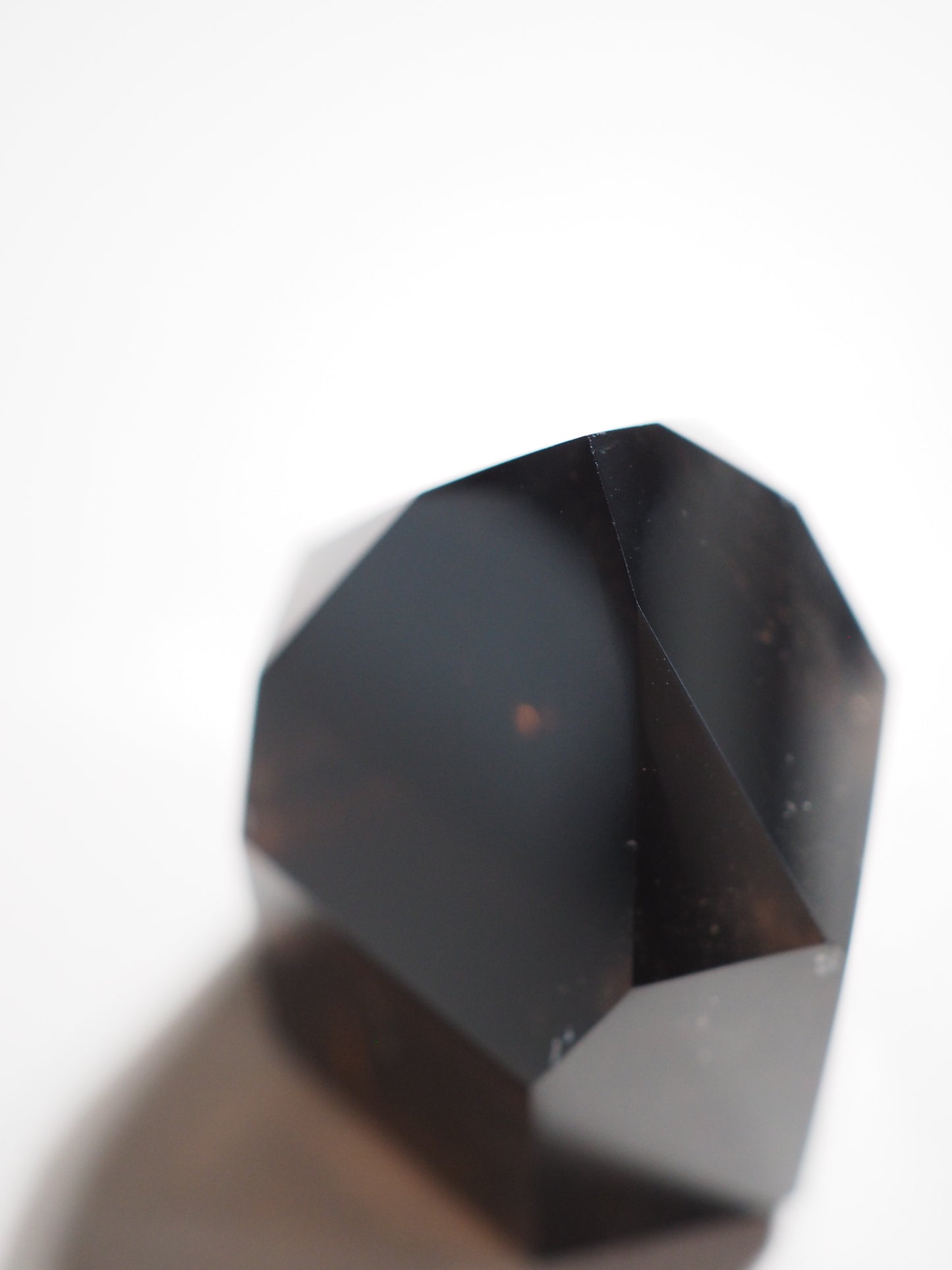 Dunkle Rauchquarz Spitze Morion - Dark Smoky Quartz ca. 5cm (13) - aus Brasilien HIGH QUALITY