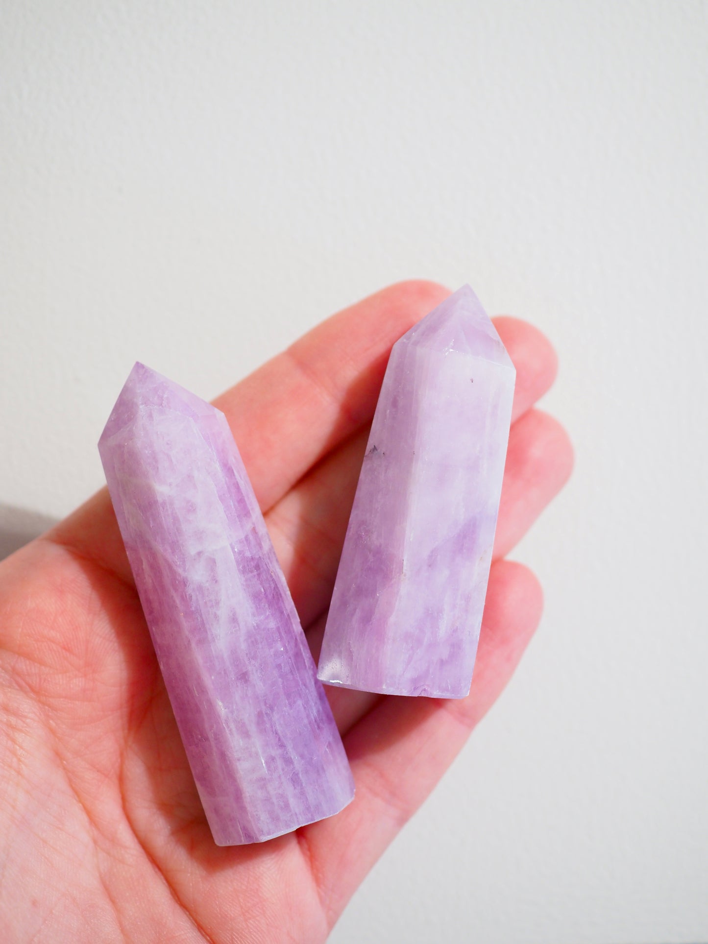 Kunzit Spitze . Kunzite Point ca. 3-6 cm - HIGH QUALITY RARE